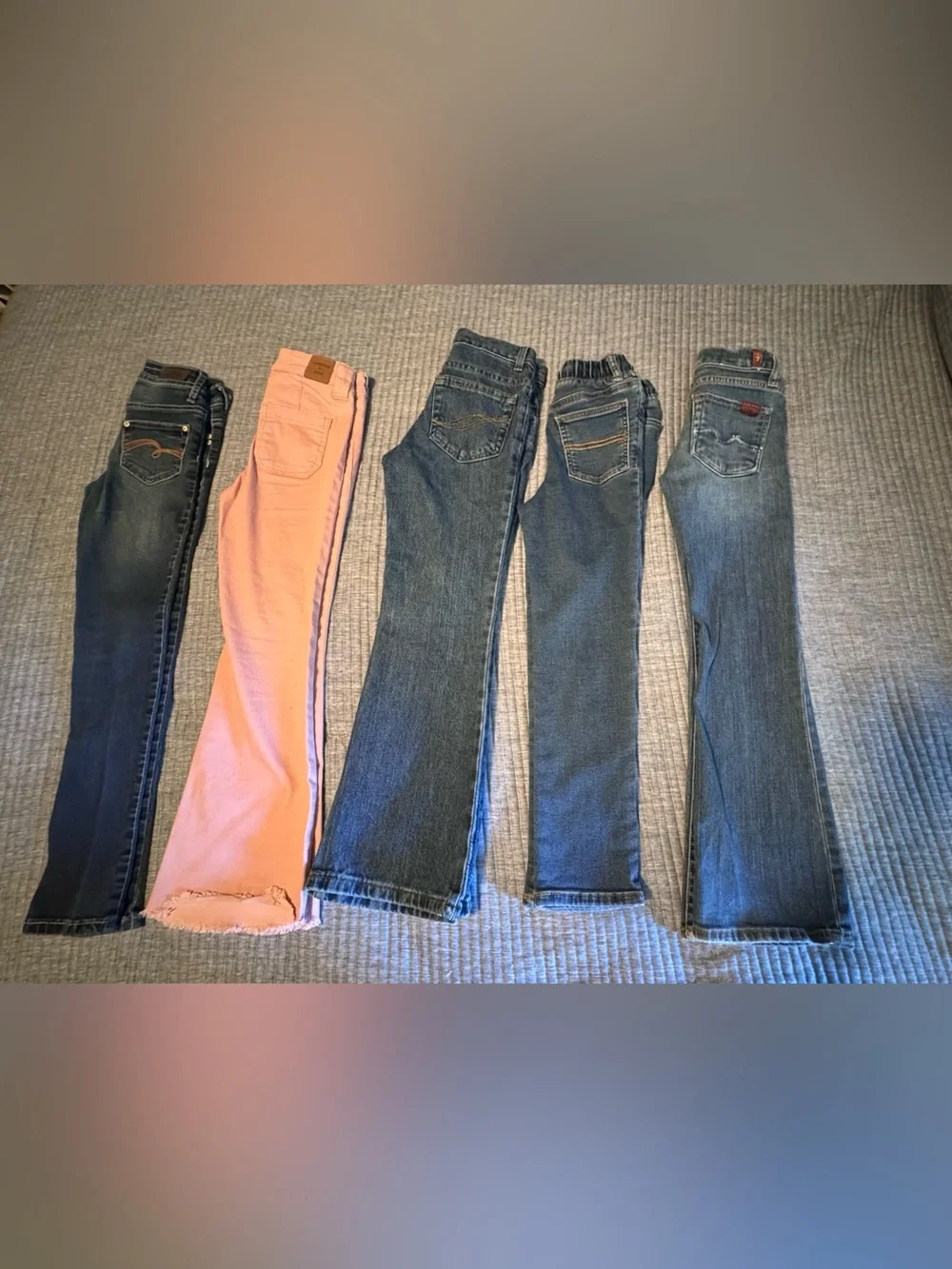 Bundle 7 For All Mankind Jeans Bootcut and Skinny.